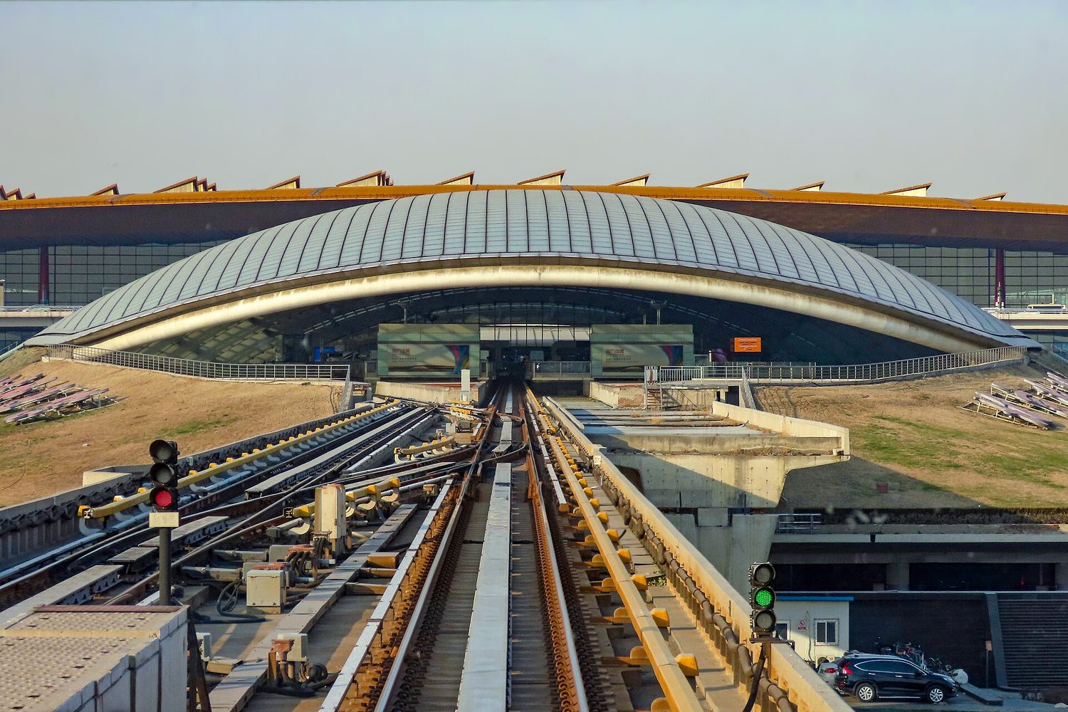An international airport terminal in Beijing
