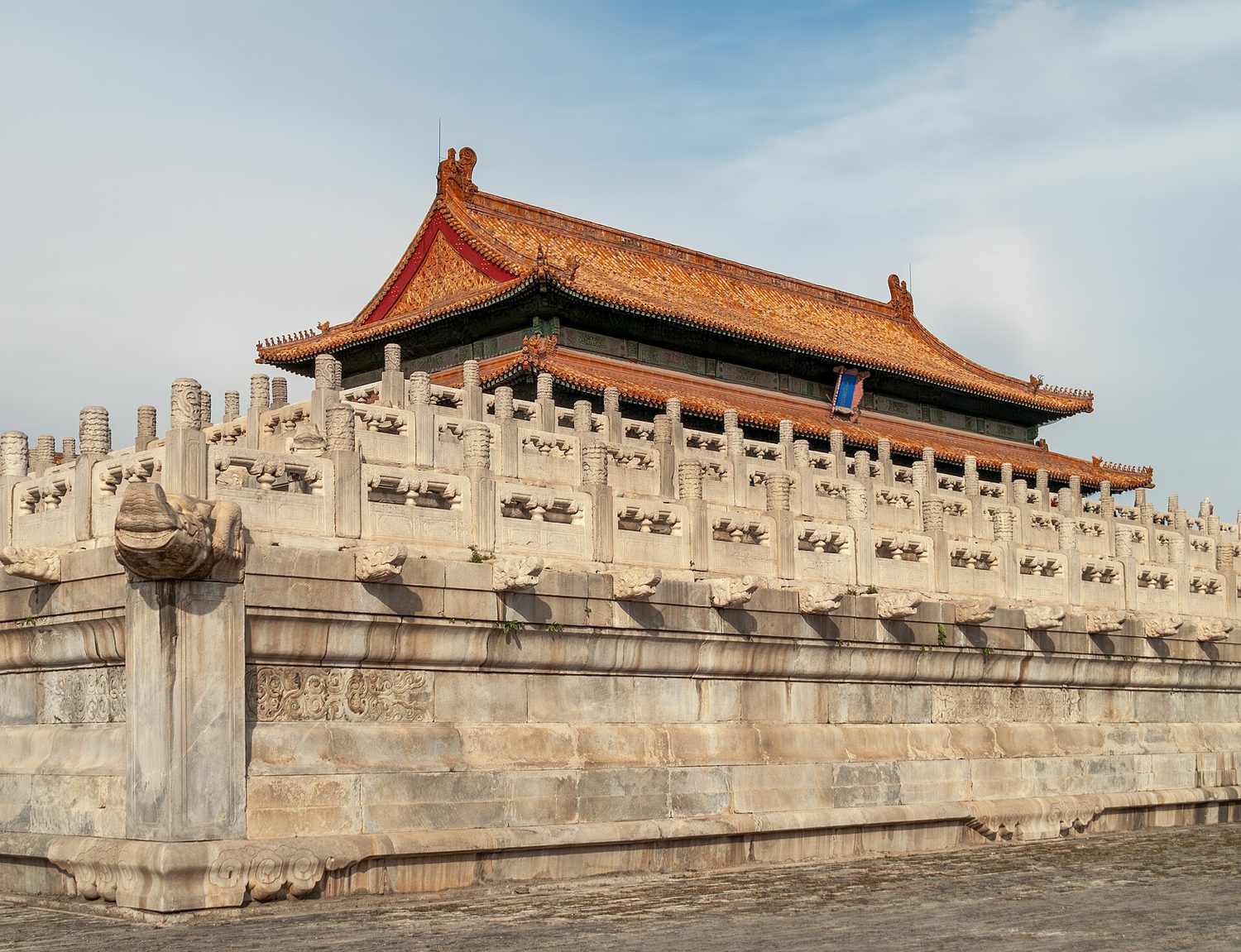 Rooflines of the Forbidden City in Beijing