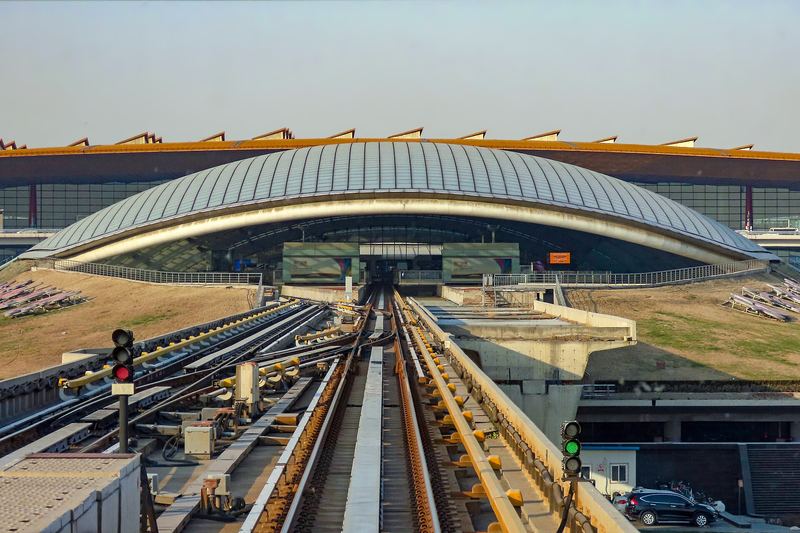 An international airport terminal in Beijing