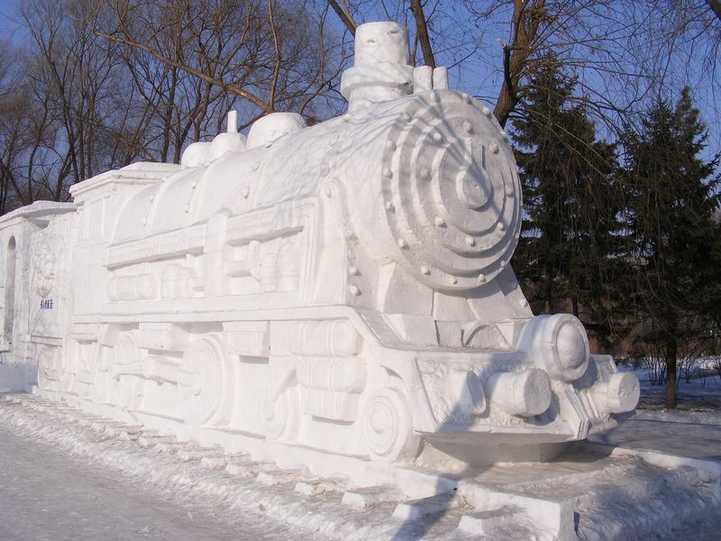 Snow sculptures at the Harbin ice and snow festival